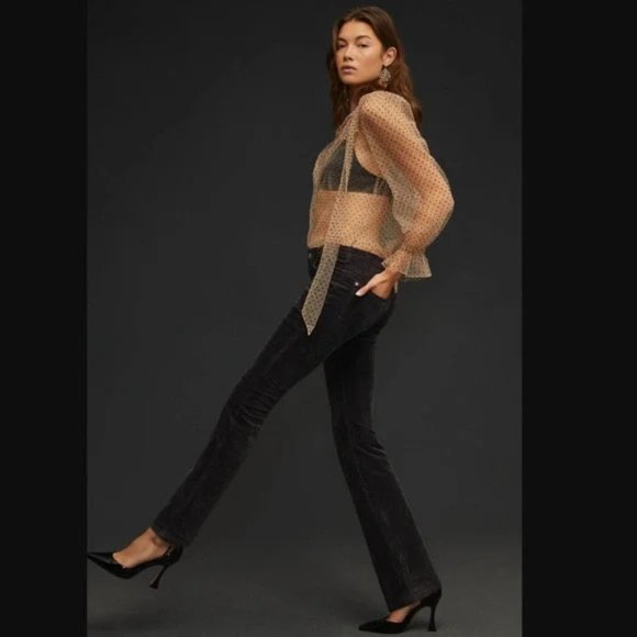 Anthropologie The Icon Flare Corduroy Jeans Pants NWT - Picture 3 of 9